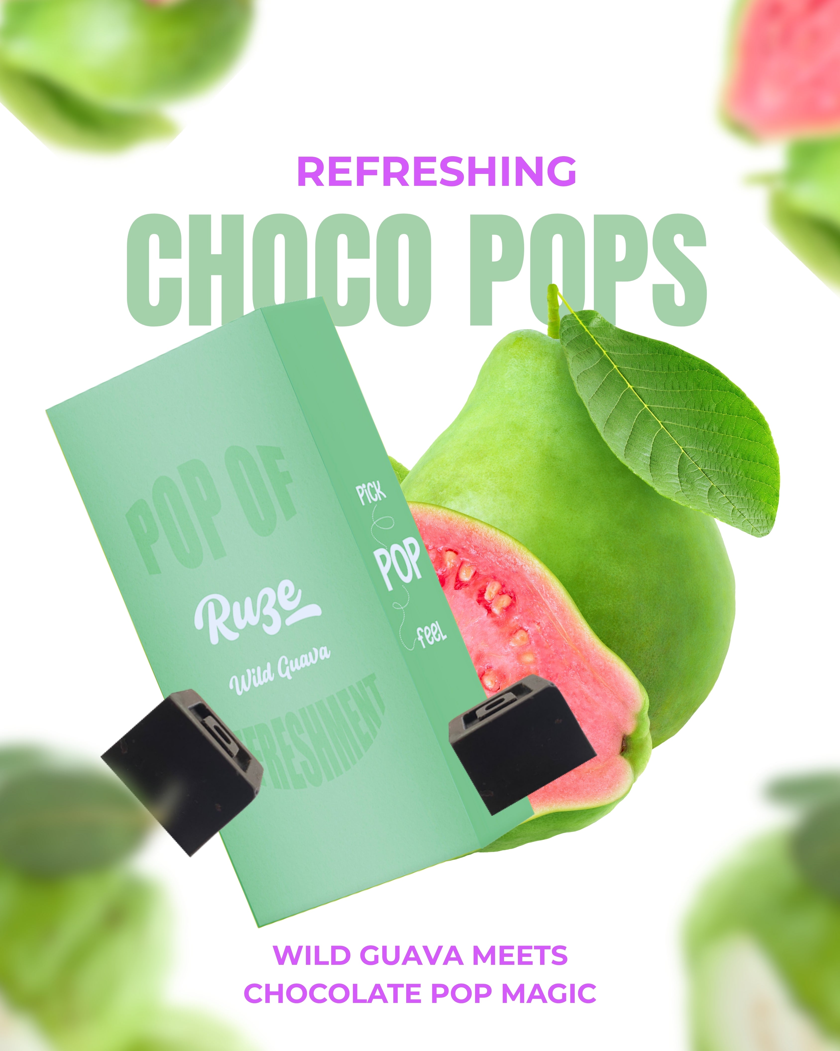 Wild Guava + Mango Medley Dark Chocolate