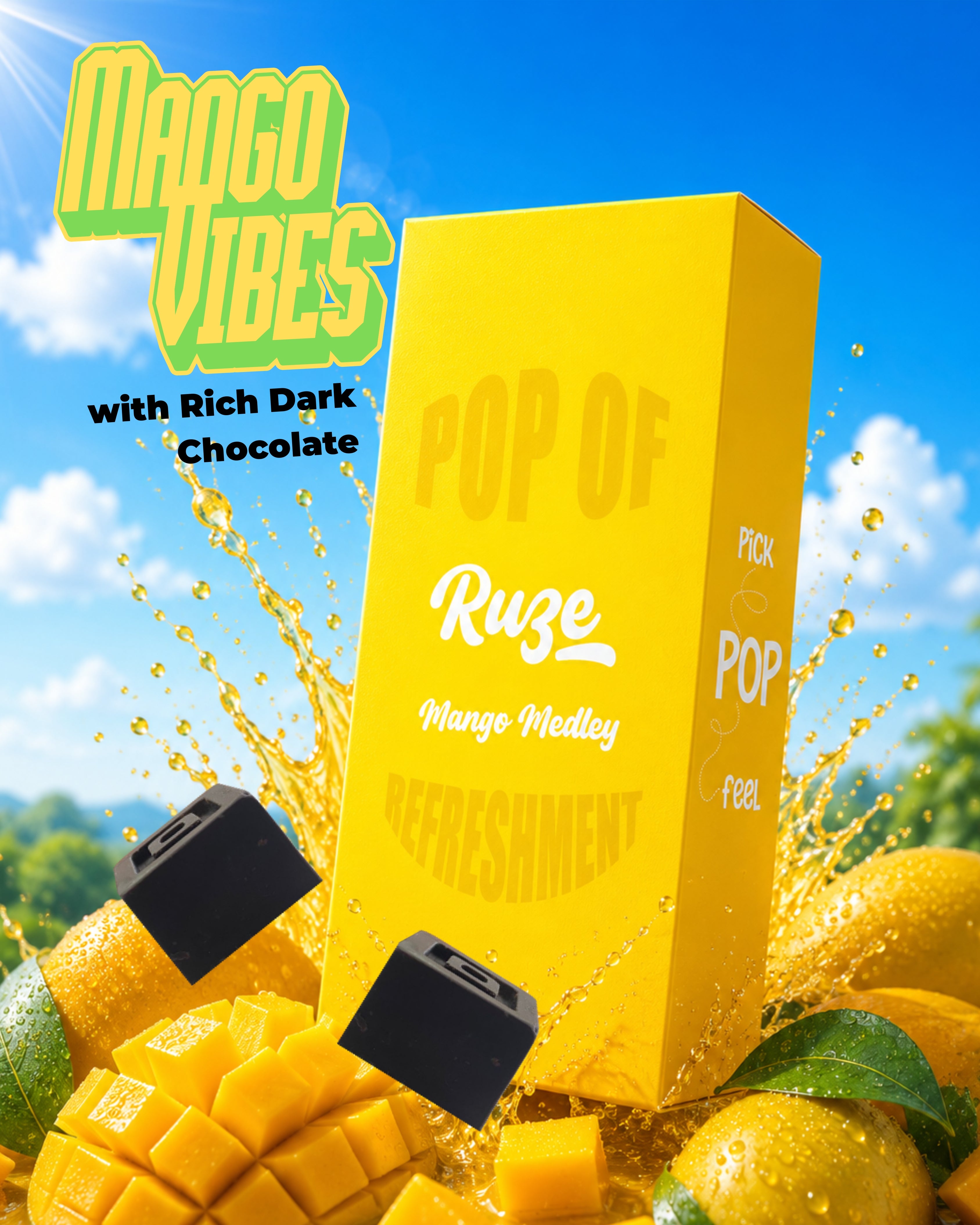 Mango Medley Dark Chocolate (Box of 10)