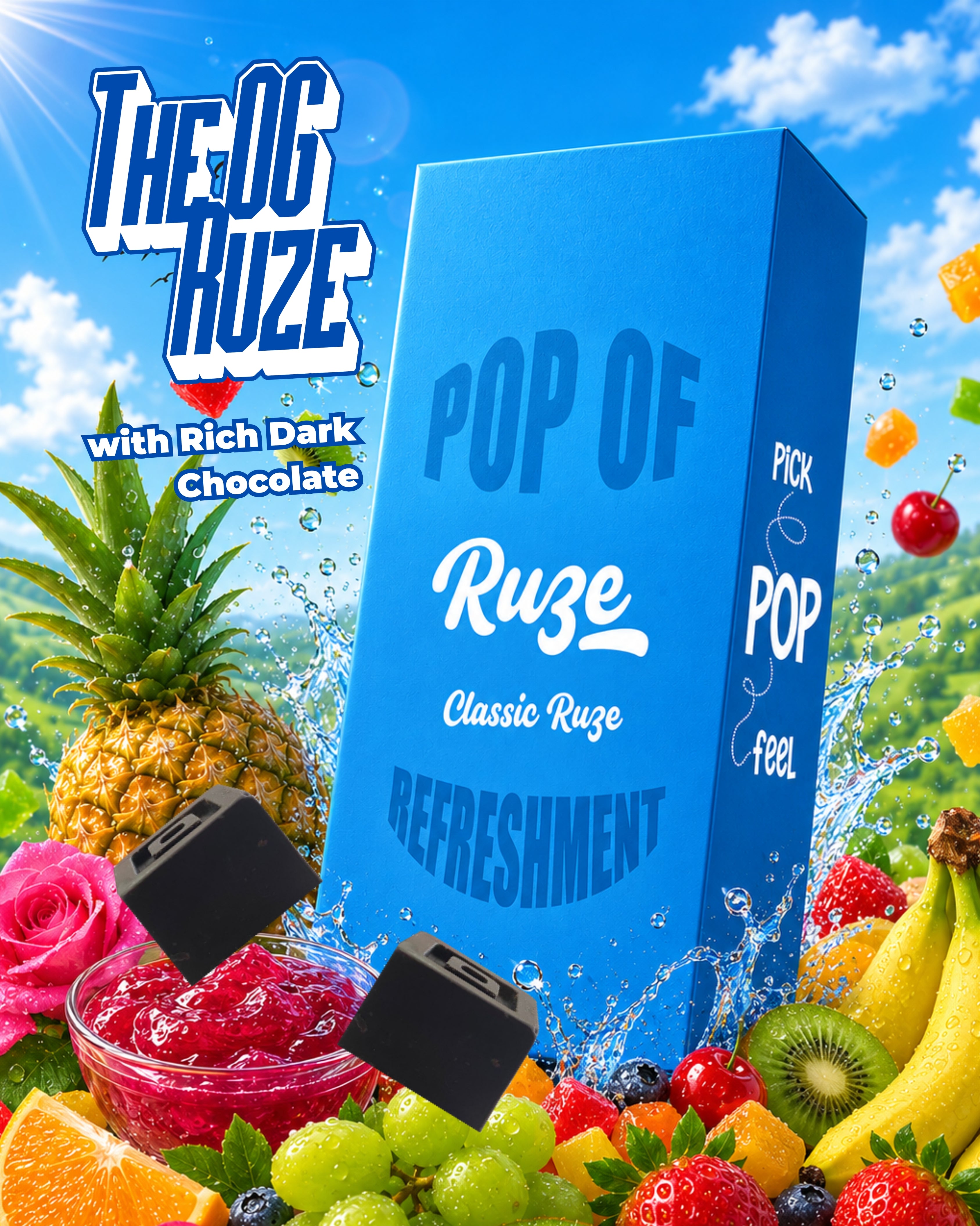 Classic Ruze Dark Chocolate (Box of 10)
