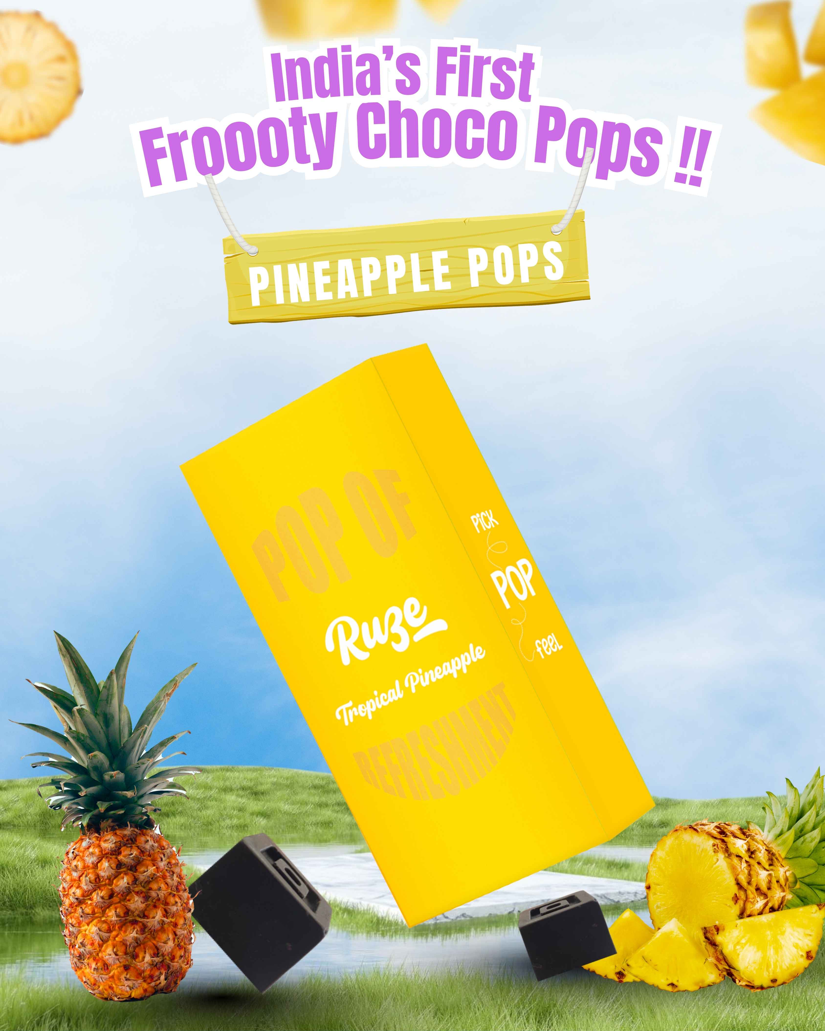 Tropical Pineapple Dark Chocolate (Box of 10)
