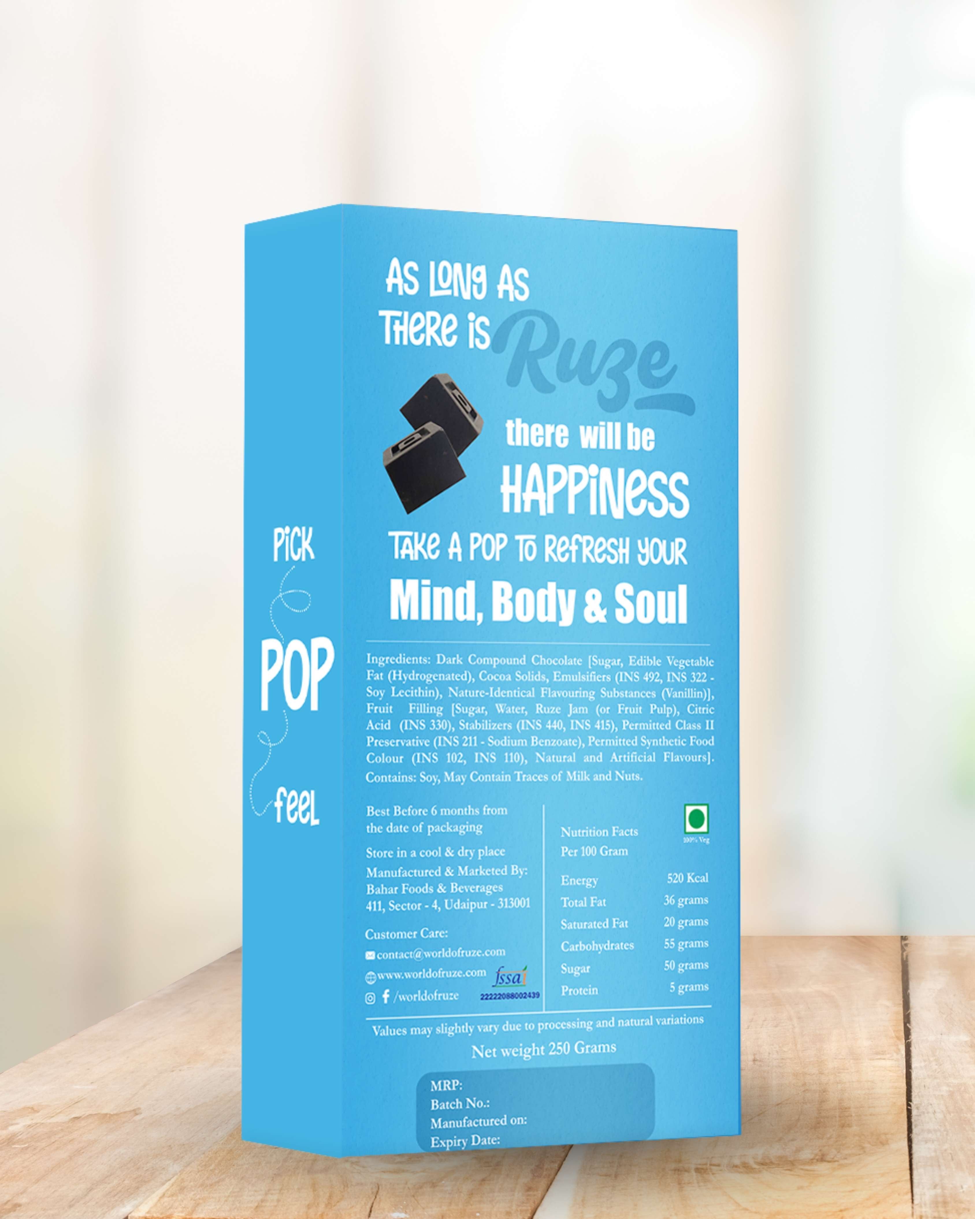 Classic Ruze Dark Chocolate (Box of 10)