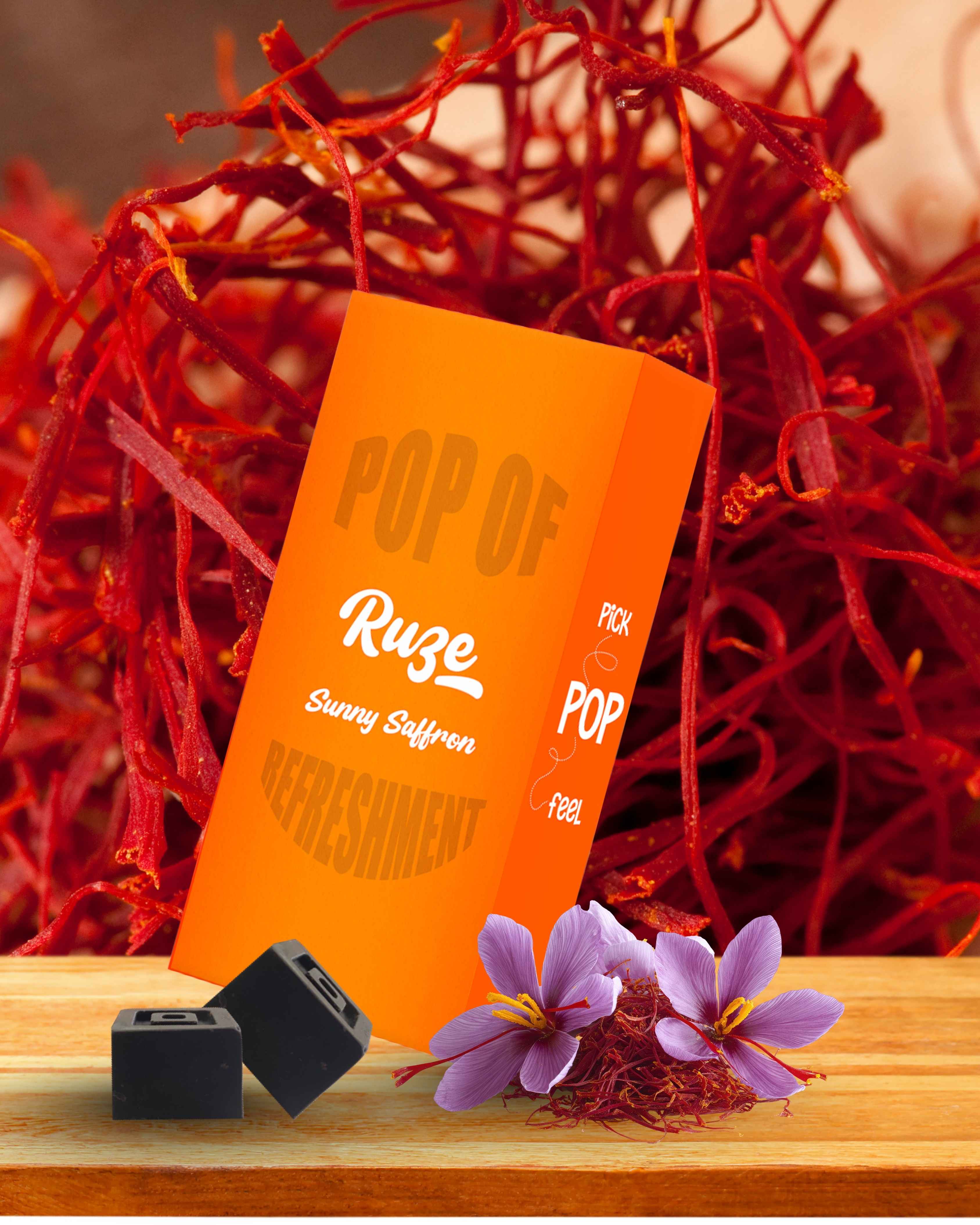 Classic Ruze + Sunny Saffron Dark Chocolate